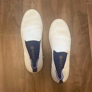 Rothy’s the sneaker white, good condition